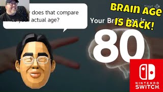 Brain Age is Back with Brain Training for Nintendo Switch