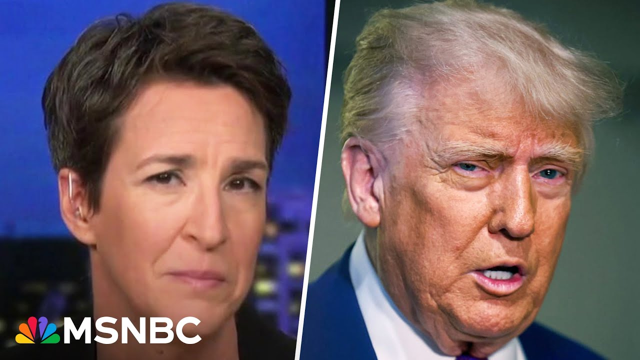 Maddow on 'HUMILIATED' Trump and what makes her 'teary eyed'
