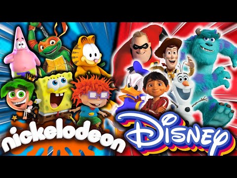 🟠​Nickelodeon vs. Disney🔵​ Fitness Race Showdown! 🏁🌟Brain Break for Kids | Go Noodle inspired