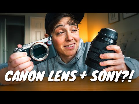 Canon Lens on a Sony Camera??? The Sony MC-11 Adapter in Action!