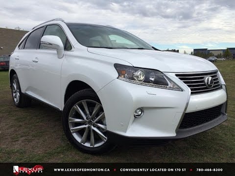 New White 2015 Lexus RX 350 AWD Sportdesign Touring Package Review Central Edmonton