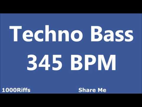 Techno Bass E2 Metronome : 345 BPM