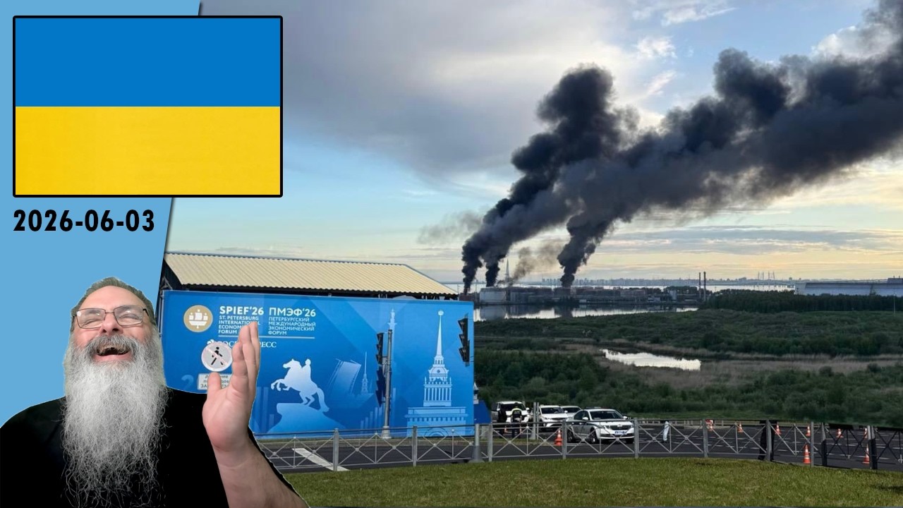 #Ucrânia 2026-06-03: UCRÂNIA atinge SÃO PETERSBURGO no DIA da ABERTURA do FORUM ECONÔMICO do PUTIN