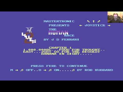 Lukozer Retro Game Review 205 - The Human Race - Commodore 64