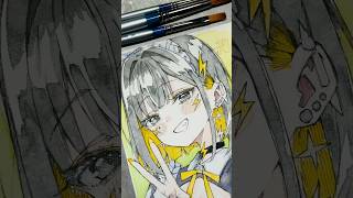 ⚡️毎日アナログ原画制作チャレンジ中！✍🏻 #アナログイラスト #drawing #animeart  #shorts