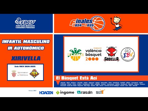 FINALES INFANTIL MASCULINO AUTONÓMICO CBI Elche - Fundación Valencia B. 2000