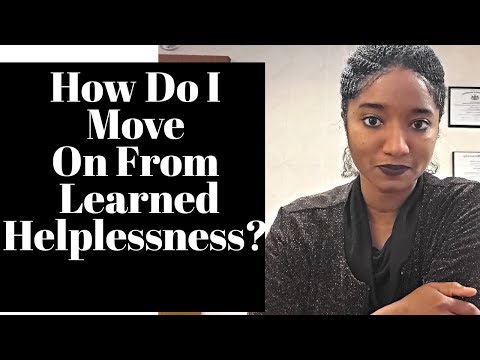 How To Move On From Learned Helplessness-Psychotherapy Crash Course