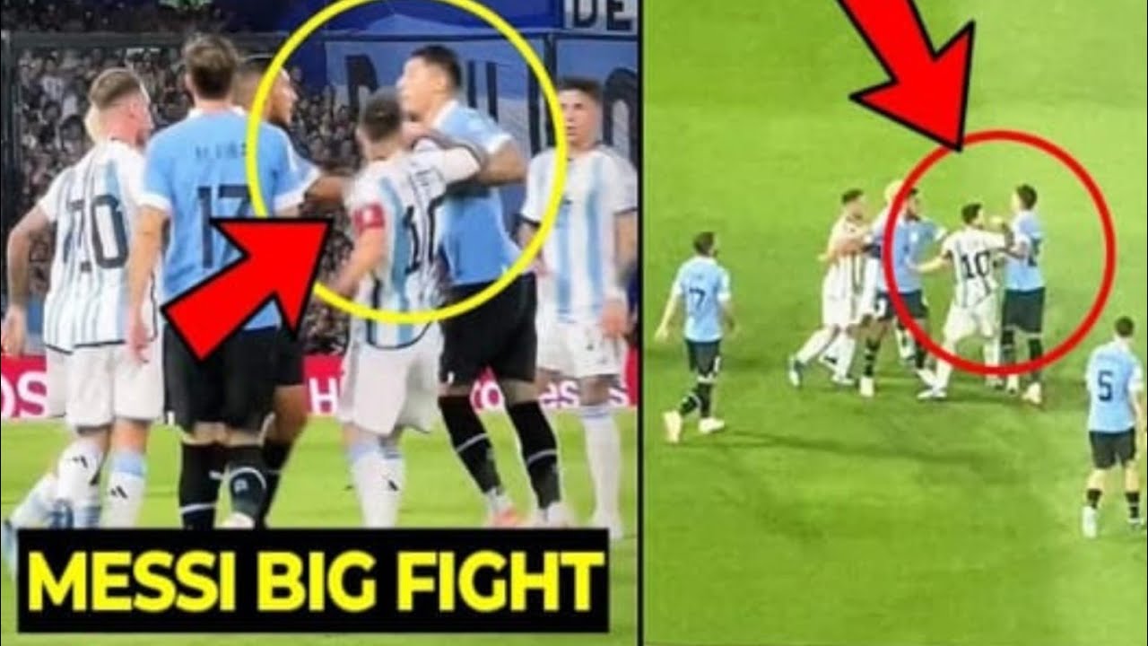 Lionel Messi DEFENDS De Paul from his FIGHT against Uruguay | Football News Today