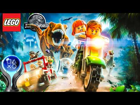 LEGO JURASSIC WORLD - 100% Platinum Walkthrough No Commentary