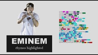 D12 - American Psycho - Eminem&#39;s Verse - Lyrics, Rhymes Highlighted (059)