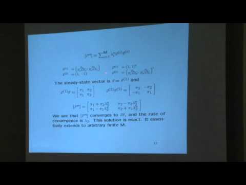 Markov Eigenvalues and Eigenvectors