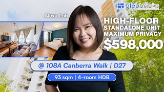 Singapore HDB | 108A Canberra Walk - 4-Room HDB in District 27 | $598,000 | Alexa Loh