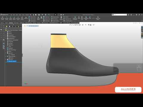 Solidworks Advanced Surfacing Shoe Design Part-1