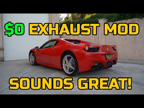 Make the FERRARI 458 SOUND INCREDIBLE for FREE with this simple DIY TIP