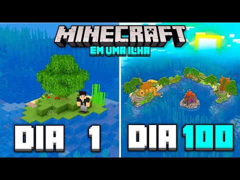 SOBREVIVI 100 DIAS em UMA ILHA no MINECRAFT HARDCORE - O FILME