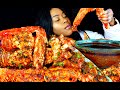 KING CRAB SEAFOOD BOIL MUKBANG SEAFOOD MUKBANG DESHELLED LOBSTER SEAFOOD BOIL ASMR EATING