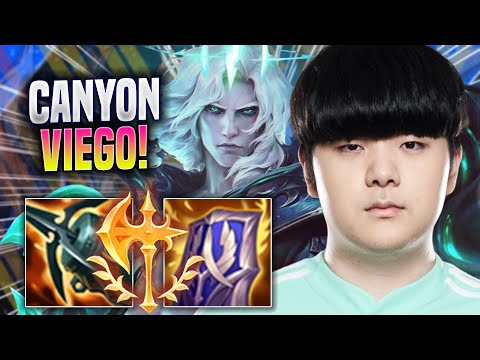 CANYON DOMINATING WITH VIEGO! - DK Canyon Plays Viego JUNGLE vs Nidalee! | Season 2022