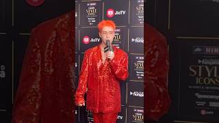 Kpop singer AOORA At Bollywood Hungama Style Icons Awards 2024 #aoora #music