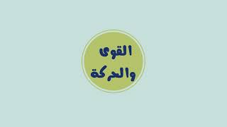 مطوية القوى والحركة  مادة العلوم  الصف الرابع  ( الفصل الدراسي الثالث )