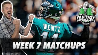 Fantasy Football 2018 - Week 7 Matchups, In-or-Out, Mark Waltonberger - Ep. #632