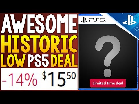Absolutely Awesome HISTORIC LOW PS5 Game DEAL and NEW SALE + More PlayStation Game Deals!