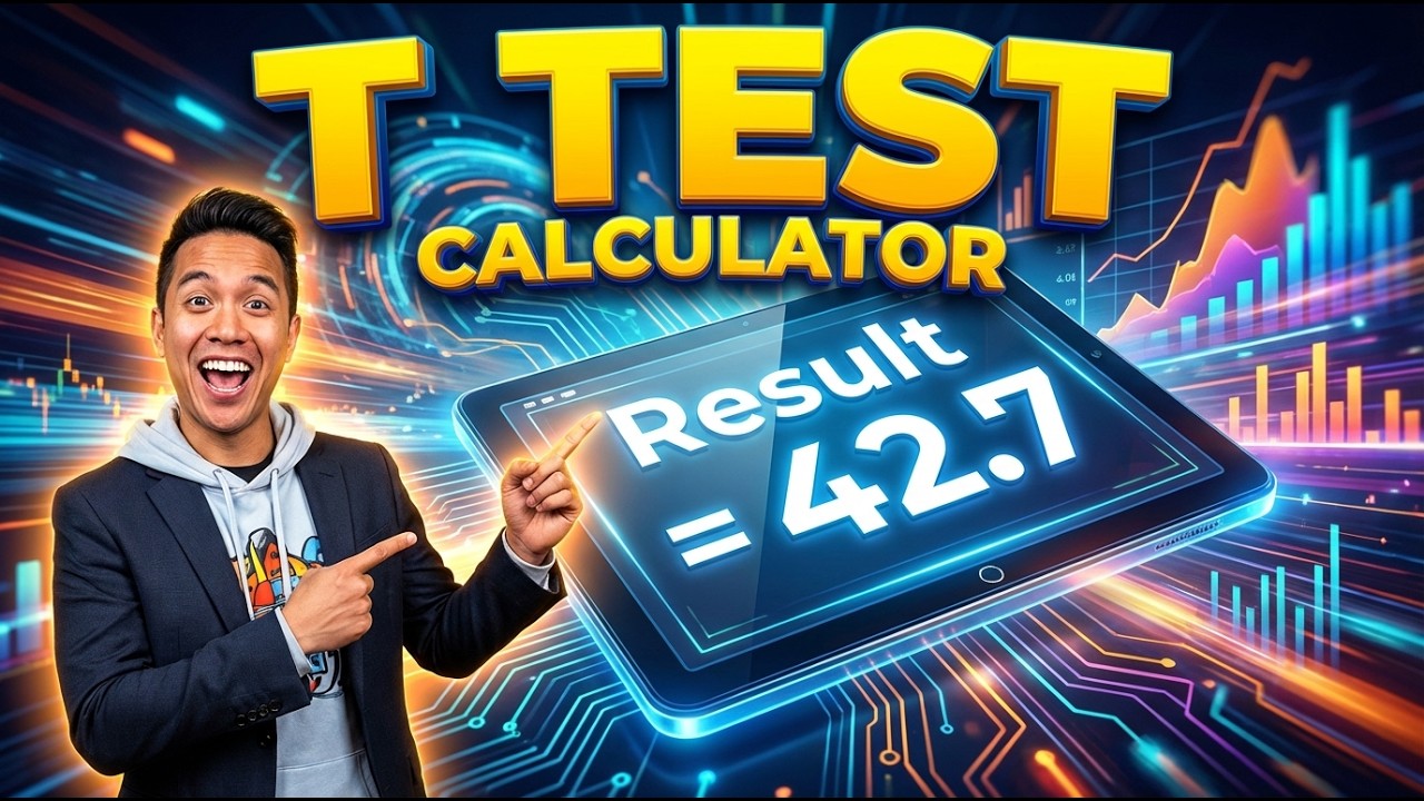 T Test Interactive Calculator