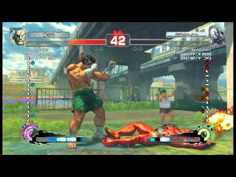 【スパ４】[追いかけろ!!]ﾊﾟﾅｼサガット vs セス ~魂の移動EX~