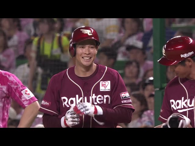 【5回表】チャンスで躍動!! イーグルス・中島大輔 ライトへの同点タイムリーヒット!! 2025年5月17日 福岡ソフトバンクホークス 対 東北楽天ゴールデンイーグルス