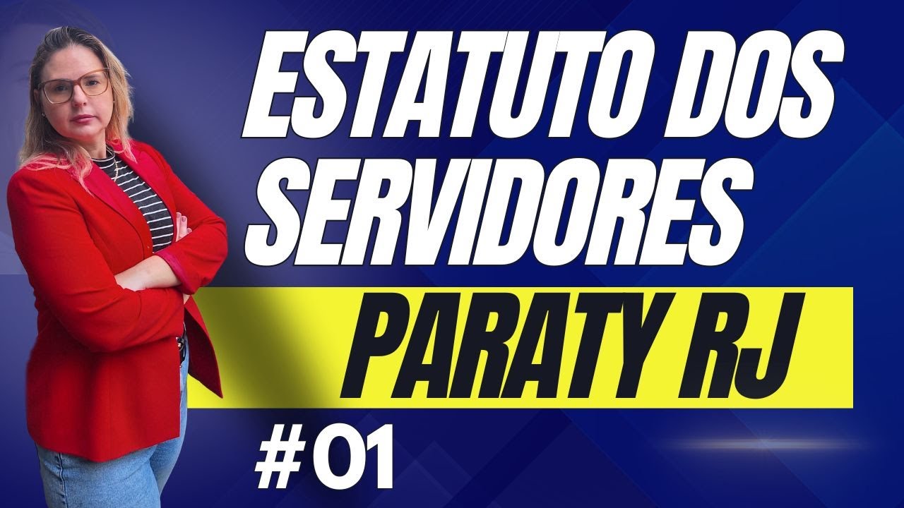 [Concurso Paraty 2024] Estatuto dos Servidores de Paraty RJ #01