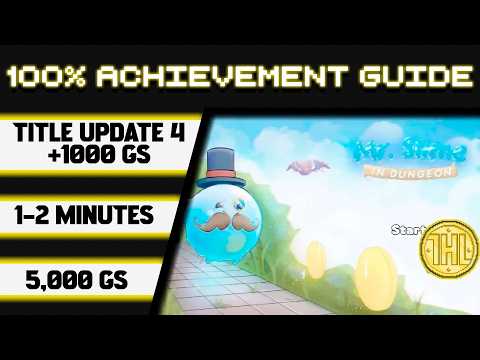 Mr.Slime in Dungeon Title Update 4 100% Achievement Walkthrough * 1000GS in 1-2 Minutes *