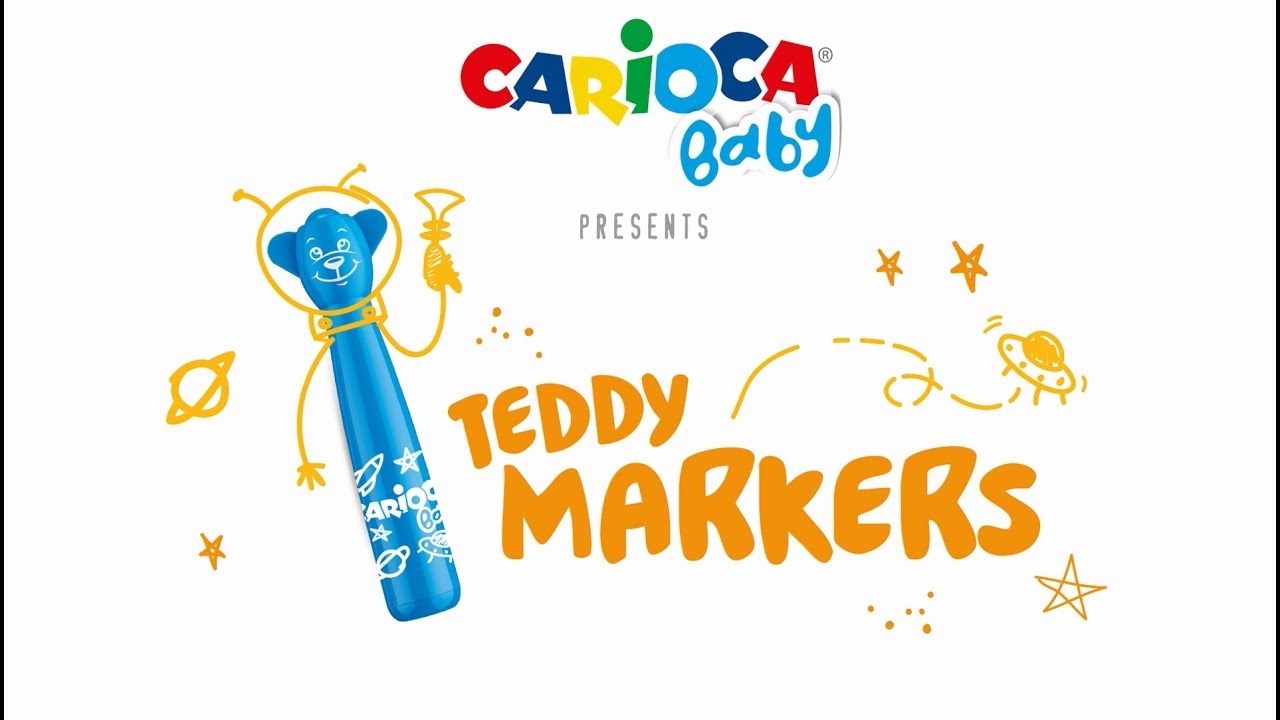 Carioca Baby Teddy 1+ 12 Stück, Mehrfarbig