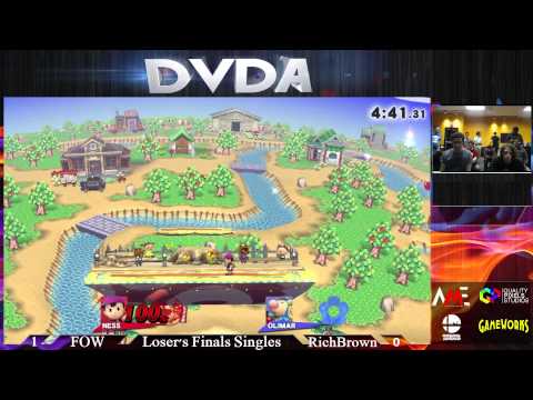 DVDA #7 Losers Finals: FOW (Ness) vs RichBrown (Olimar)