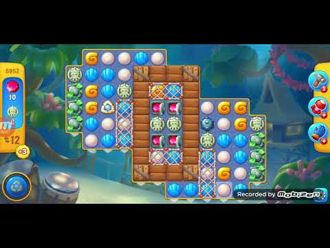 fishdom gameplay / level 5952 / It is like the ads? / thank you