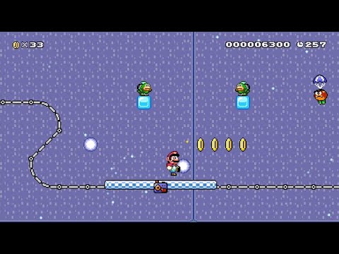 Super Mario Maker 2 - 3-3  Icicle Isle by Saauna - No Commentary