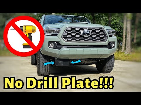 No Drill Front License Plate Bracket - 3rd Gen Toyota Tacoma