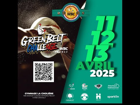 Live gala de boxe 🏆 Green Belt Challenge Ceinture WBC
