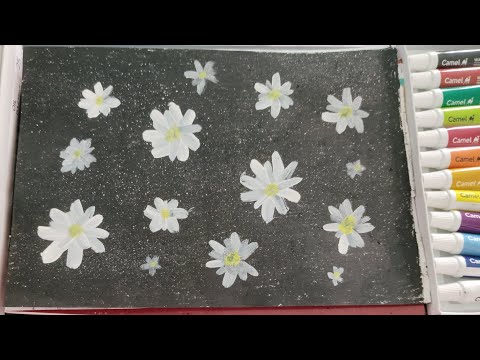 Easy flower | flowers for beginners | Afsina Mehwish