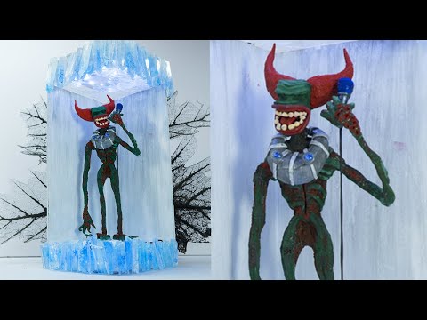 How to make Realistic Tricky the Clown Diorama / Polymer Clay / Friday Night Funkin Mod