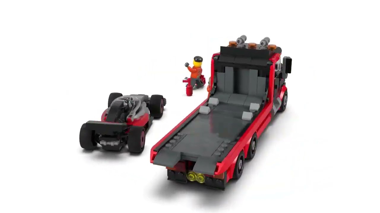 EGO City - Výstavný nákladiak F1® so pretekárskym autom Audi F1®