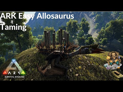 ARK Easy Allosaurus Taming - The Complete Series Ep46
