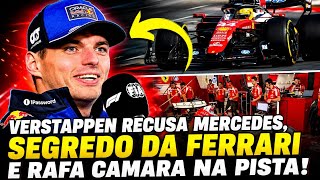 VERSTAPPEN RECUSOU PROPOSTA DA MERCEDES! SEGREDO DA FERRARI EM BARCELONA | RAFA CAMARA NA PISTA