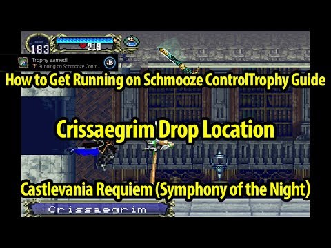 How to Get Running on Schmooze Control Trophy - Crissaegrim - Castlevania Symphony of the Night