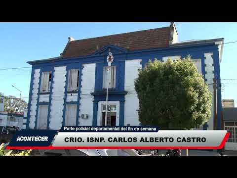 Marcos Juárez: Novedades policiales del fin de semana