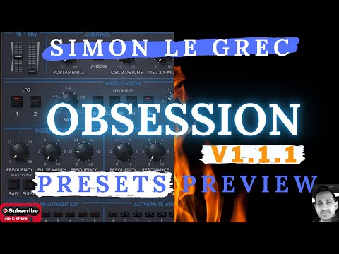 Synapse Audio | Obsession Update v1.1.1 | Presets Preview