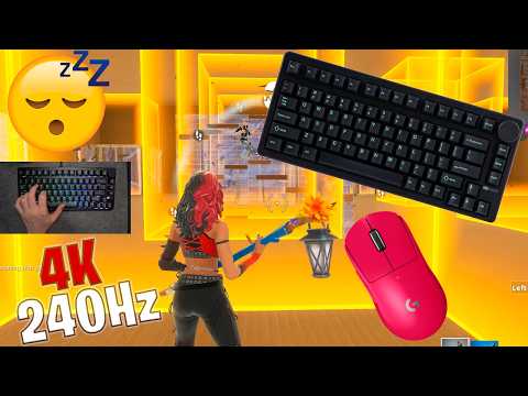 Epomaker QK81 ASMR 😴 Box Fight Gameplay 📦 Satisfying Keyboard Fortnite 4K 240 FPS 🏆