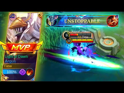 ARGUS OFFLANE CARRY VS PAQUITO!! | MOBILE LEGENDS