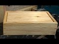 Простая деревянная коробка (шкатулка) 