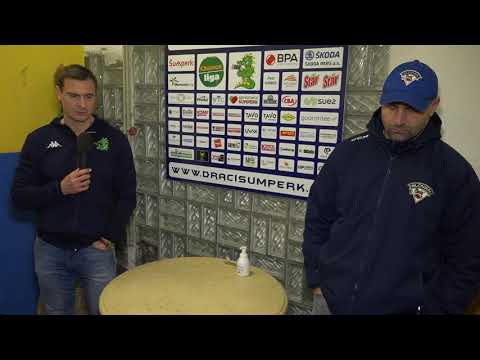 26. kolo 2021/2022: Šumperk - Ústí nad Labem 6:2, trenéři