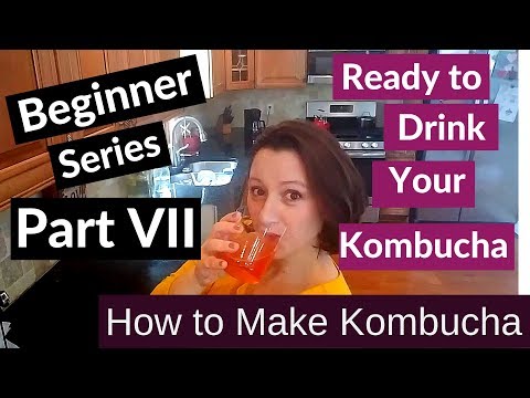 Ready to Drink Your Kombucha | How to Make Kombucha | Beginners Series