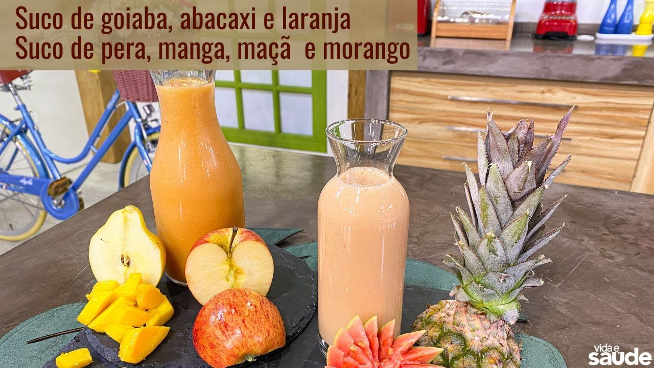 Receita: Sucos com frutas (05/08/22)